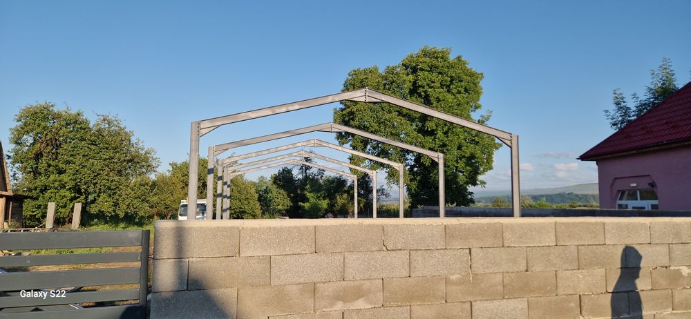 Vând hală metalica 20x10x4