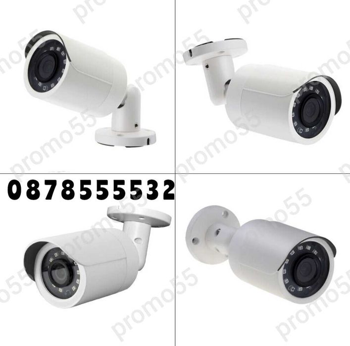 ПРОМО! Комплект 8 камери и 8 канален DVR видеонаблюдение 8 мегапиксела