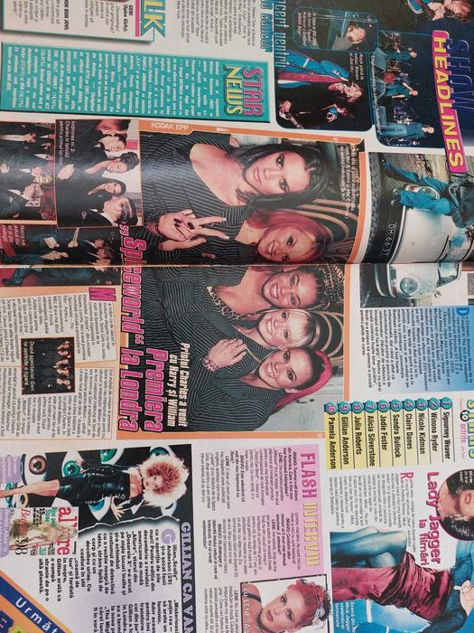 Revista Bravo Romania anii 90 cu Aaron Carter coperta nr 2 1998