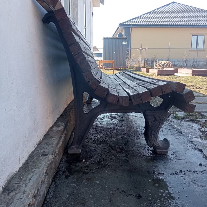 Скамейка чугунная