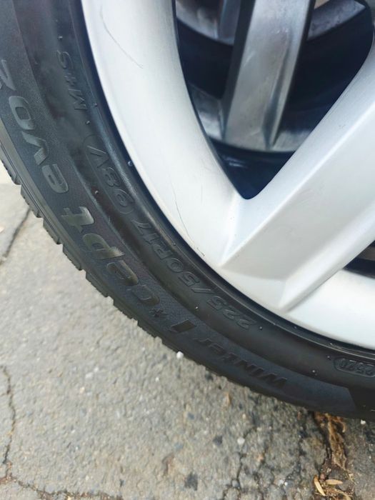 Set 4 jante roti  225 50 17 iarna audi A4  a5 a6 vw Passat