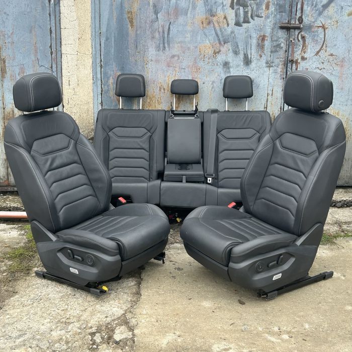 Vw Touareg CR7 Черен Кожен Салон, Кори 2018,2019,2020,2021,2022,23,24