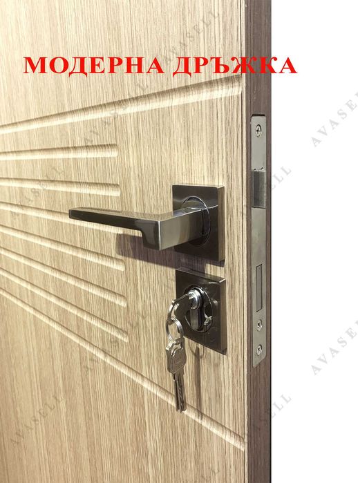 Качествена интериорна врата от МДФ; цвят Златен Дъб; ИЗГОДНО !