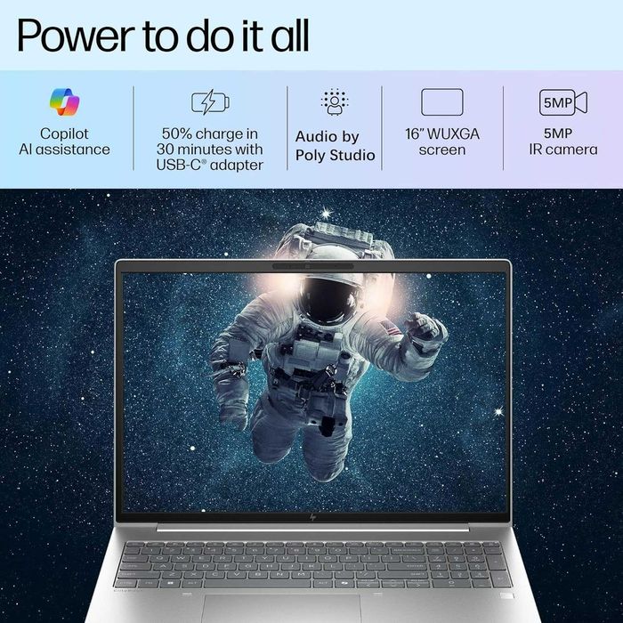 HP EliteBook 6 G1i 16" WUXGA Intel Ultra 5 225U 16GB  512SSD SIGILAT