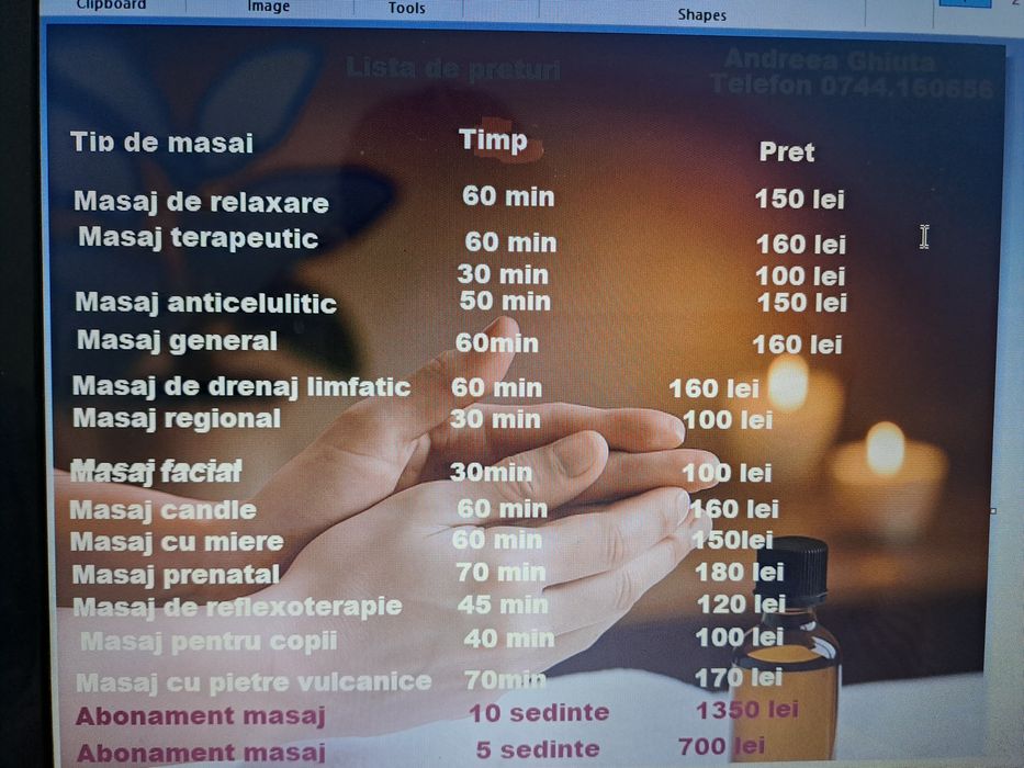 Masaj exclusiv pr femei