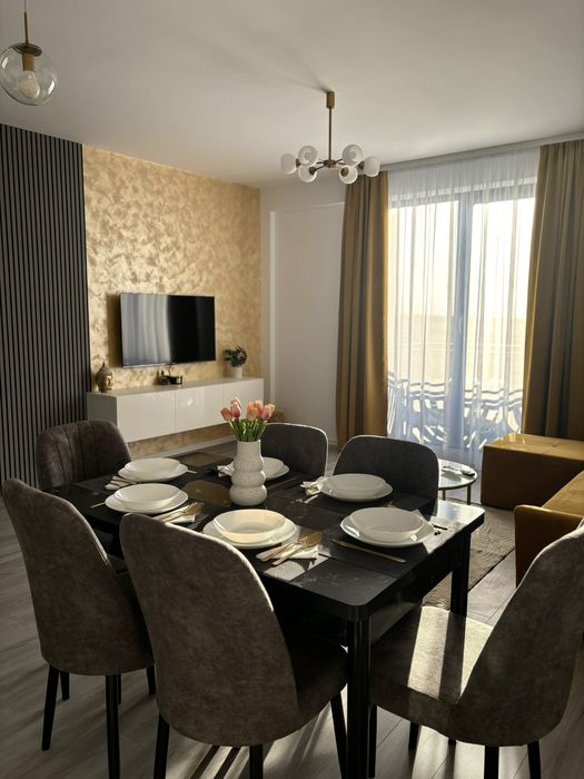 Apartament  nou 2 camere Baile Felix mobilat + utilat