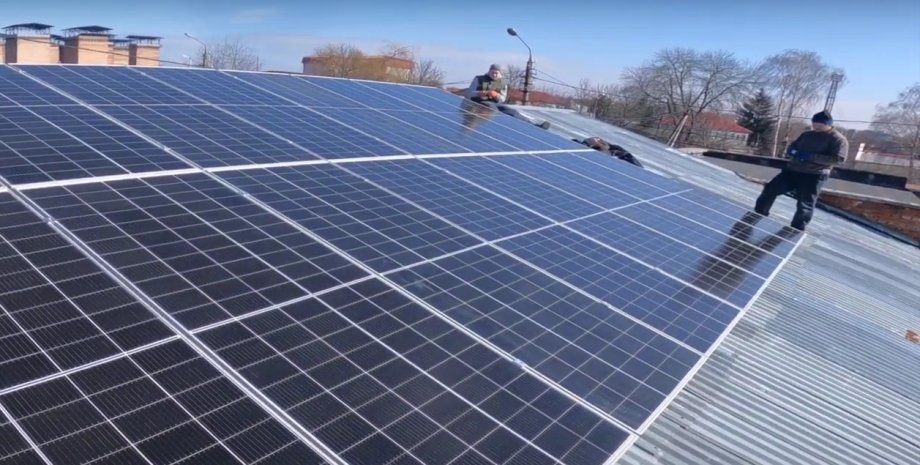 Установка и профилактика солнечных панелей