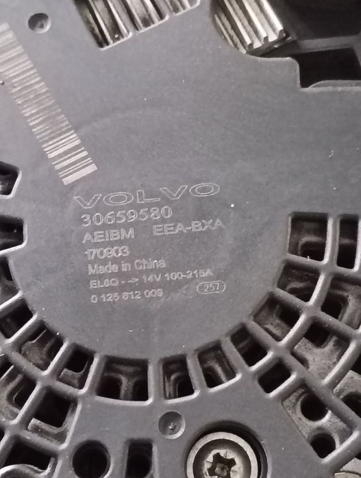 Generator/alternator belt tensioner Volvo AE1BM 30659580 VOLVO S60 I 384 2000 - 2010 AWD B 5244 T5 191KW|260HP