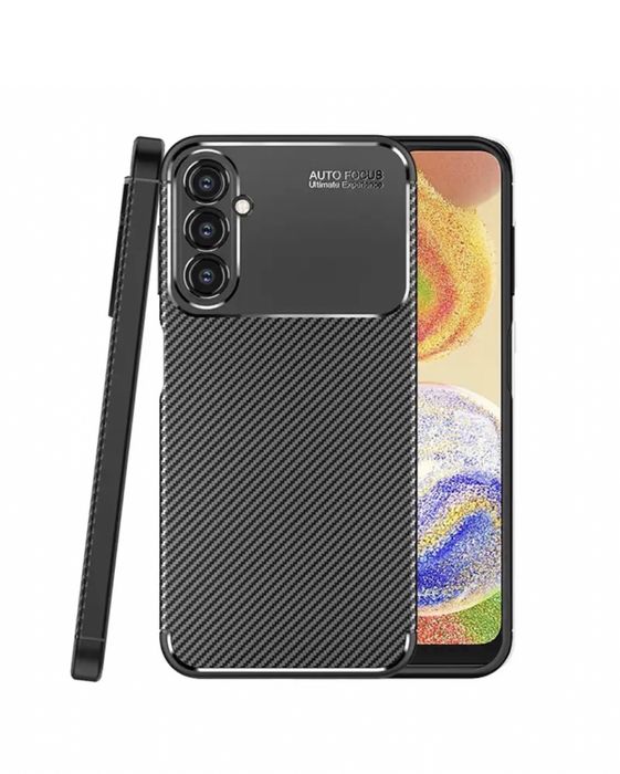 Husa TPU Samsung A14/A34/A54/A15/A24/A25/A26 Case Anti Drop Carbon