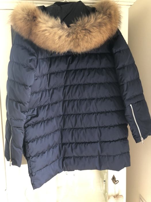 Geaca  Max Mara blana naturala