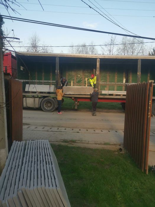 Gard beton placă și stâlp