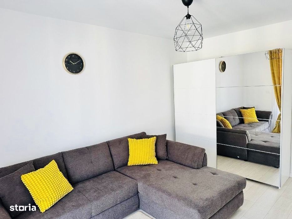 Apartament 1 camera, decomandat, 35mp utili, mobilat modern in Giroc