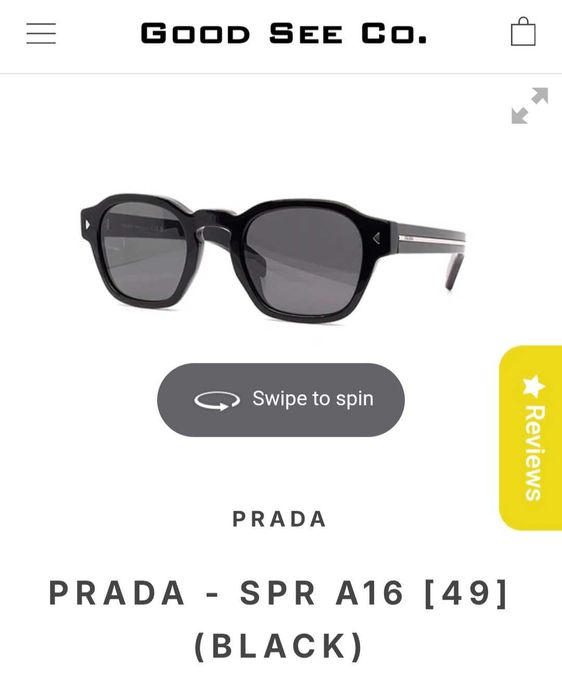 Очила PRADA-SPR A16 (BLACK)