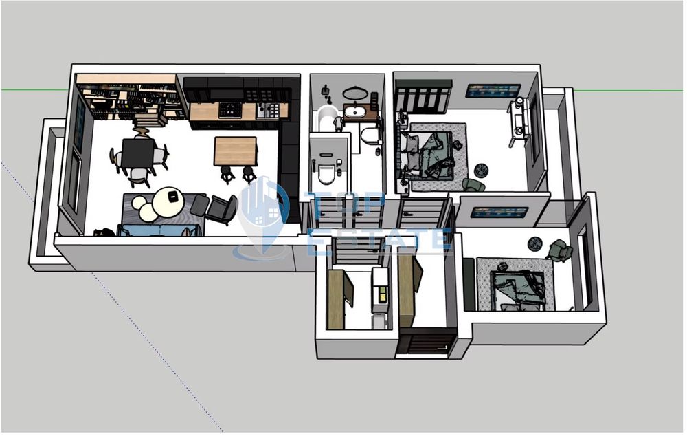 Тристаен апартамент ново строителство кв. Бузлуджа, град Велико Търно