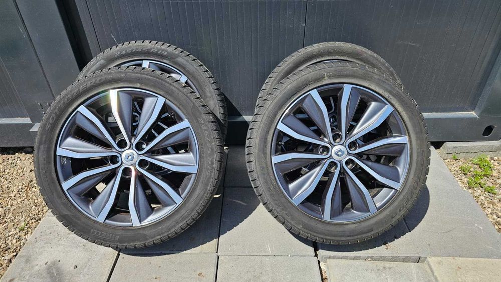 Jante Aliaj RENAULT OEM + Cauciucuri M+S 245 / 45 / R19