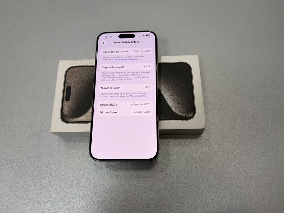 Iphone 15 Pro Max, 256 gb, Natural Titanium