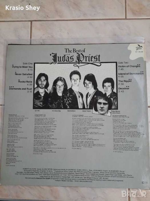 JUDAS PRIEST The Best Of Judas Priest LP