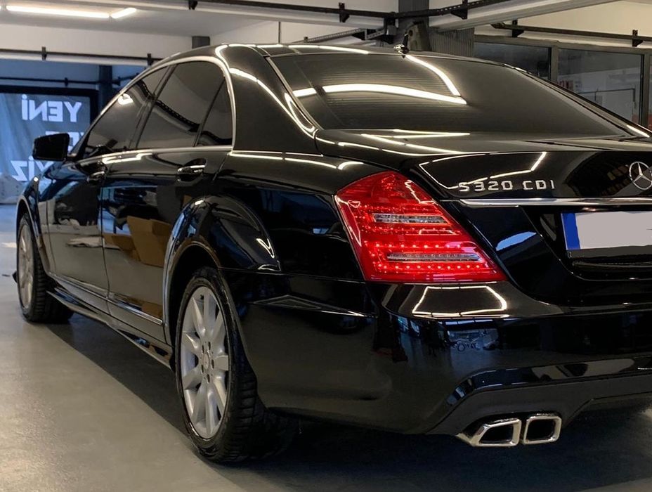 W221 Facelift S63 S65AMG пакет предна броня задна прагове накрайници