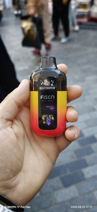 Vape 7000 Puffs Fisco Mod Turbo Nivel Lichid Reincarcabil