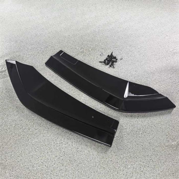 Extensii Splitere Prelungiri Bara Spate Jos Ornamente Laterale BMW X3 G01, Negru Lucios