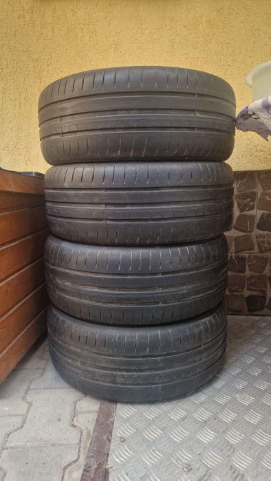 Jante R15 ( 5x100 )originale VW skoda + cauciucuri de vara 195/50/ R15