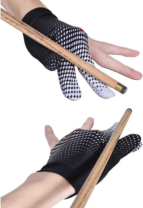 Boodun Billiard Cue Glove–професионална ръкавица за билярд с 3 пръста