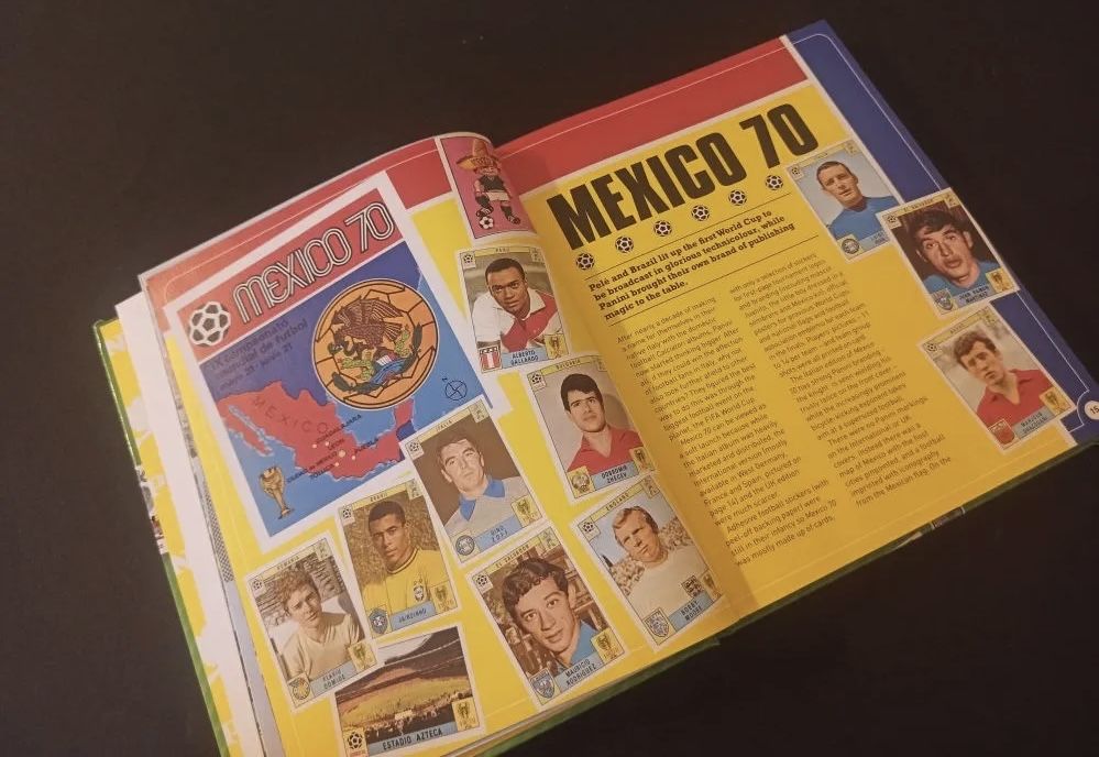 Panini Hardcover Football Stickers, The Official Celebration