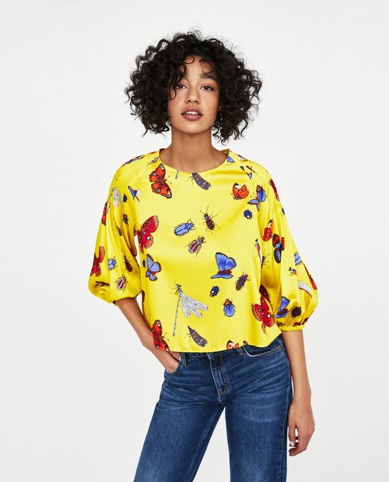 Zara блуза с аликации
