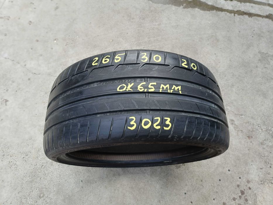 O anvelopa vara 265 30 20 dunlop sport maxx rt 6,5 mm dot 3023