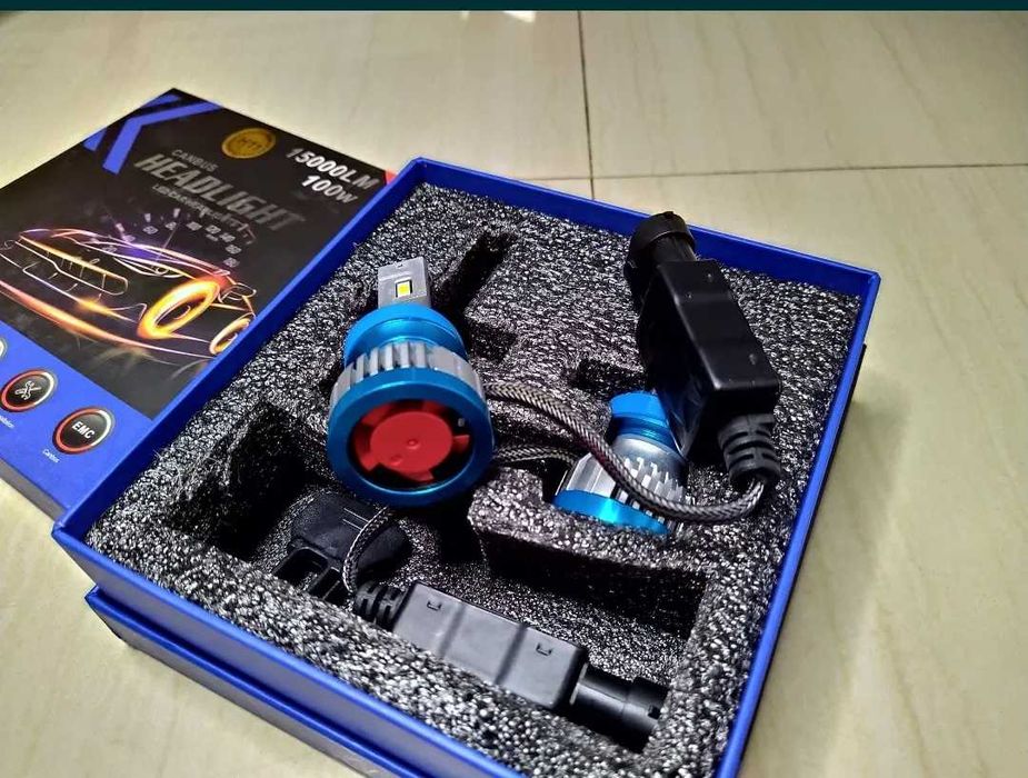 Set Becuri LED H11 Canbus 100W/15000LM 6000K-6500k /9-24V CSP