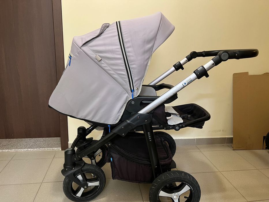 Комбинирана детска количка 3 в 1 модел Husky 2017 Babydesign