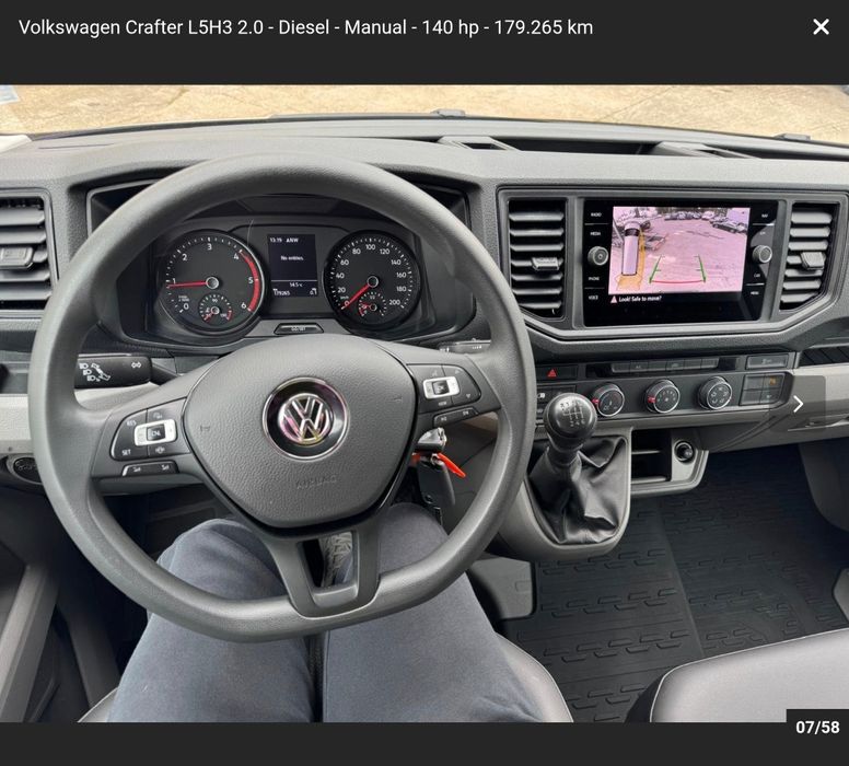 VW Crafter 2023 km 179000