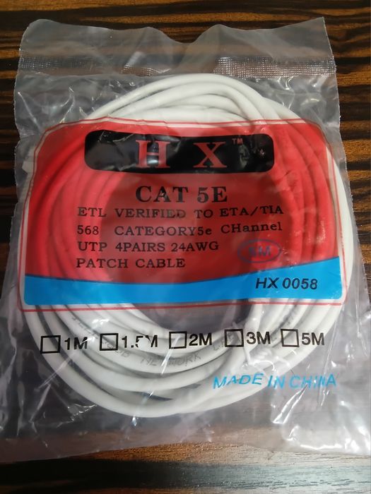 20 метров патчкорд шнур кабель LAN RG45 роутер модем RG45 новый