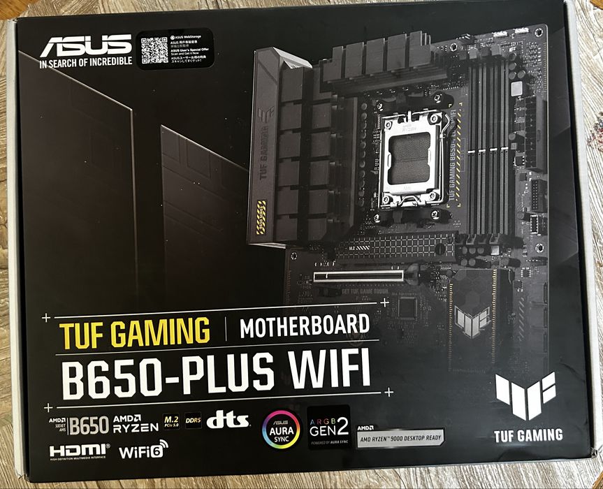 Placa de baza ASUS TUF GAMING B650-PLUS WIFI, socket AM5