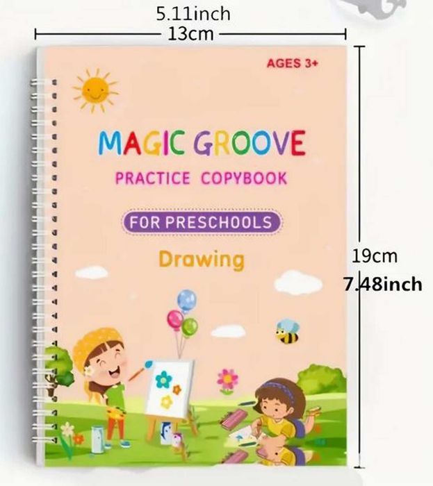Set 4 caiete de exerciții pentru scris de mână, in engleza