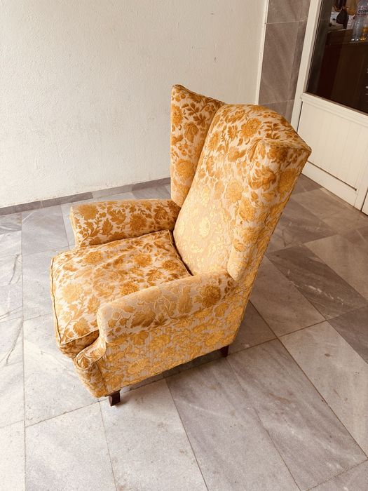 Винтидж италианско кресло – стил Bergère / Wingback