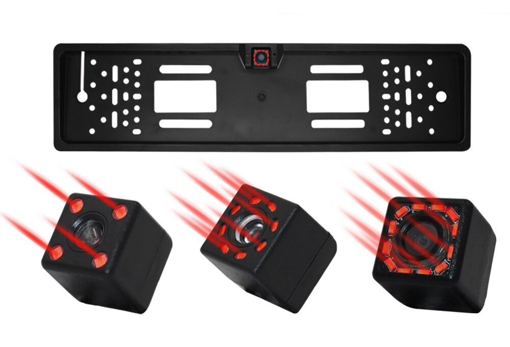 Автокамера рамка за рег.номер . Камера за заден ход. PC12