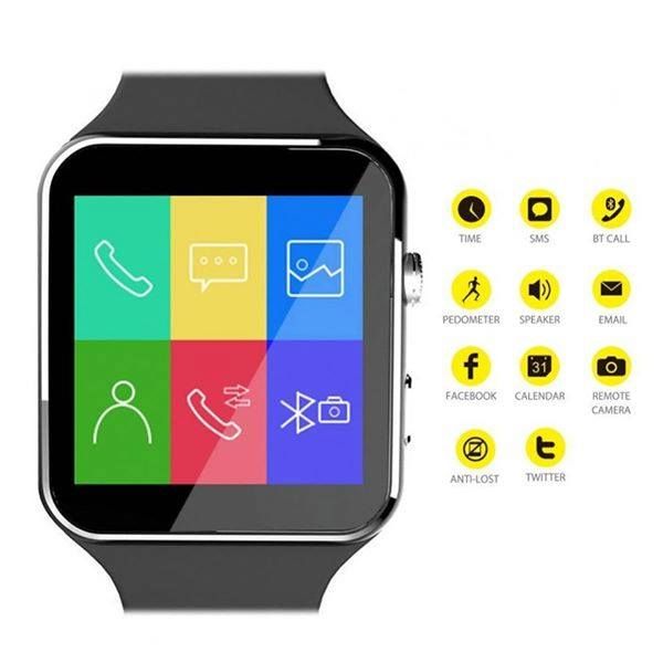 Smart Watch W9, SIM, Black NOU Compatible OS: Android Chipset: MTK6261
