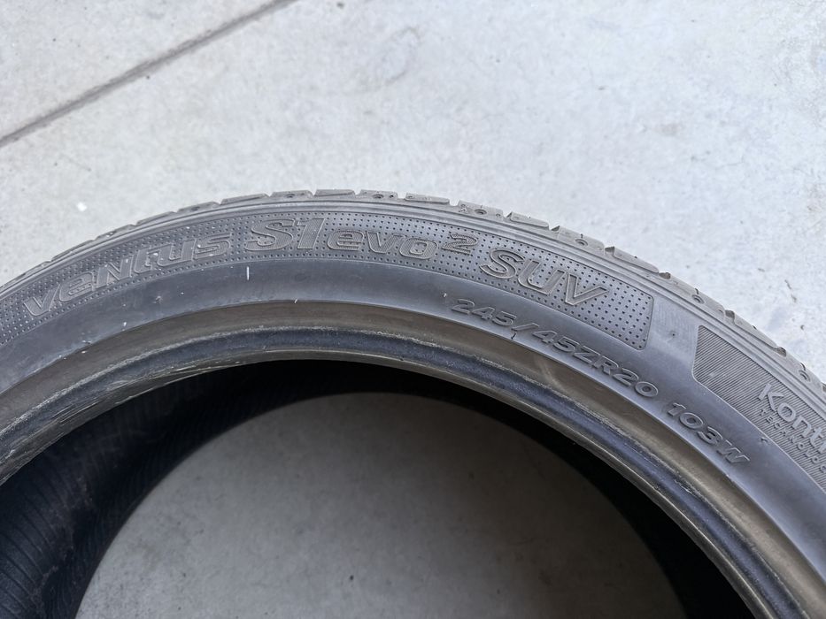 2бр. ОТЛИЧНИ Летни Гуми С Борд 245/45ZR/20 SUV -HANKOOK- DOT:1518- 5.0мм. *80€ за 2бр.*