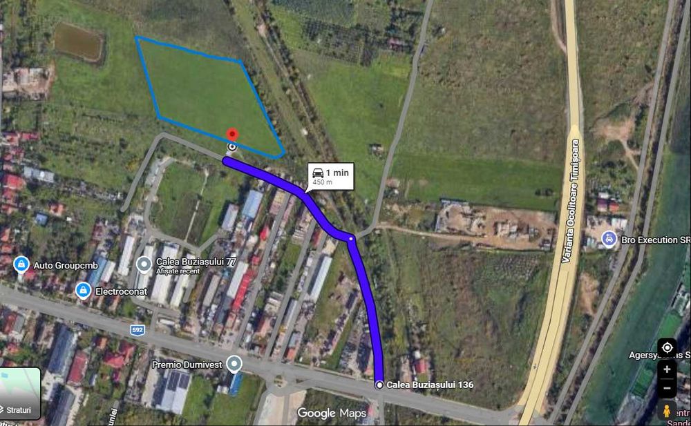 Teren intravilan de vânzare – Timișoara, zona Ciarda Roșie