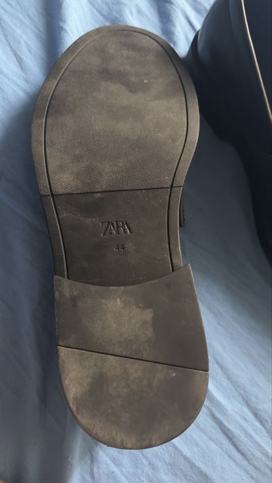 Zara лоферы черные