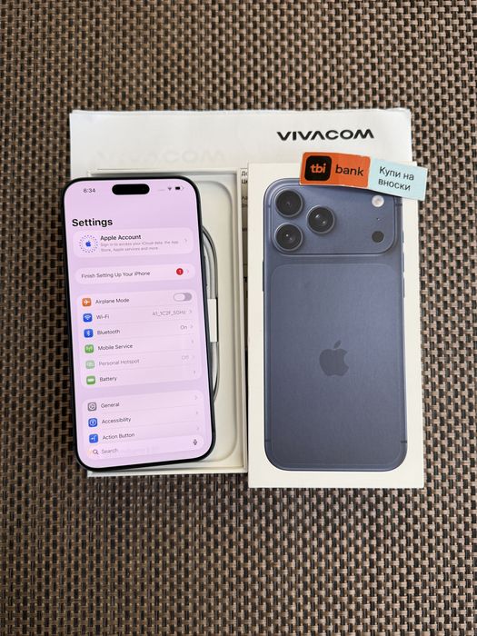 512!*ЛИЗИНГ*iPhone 17 Pro Max *Blue айфон 17 про макс син 512