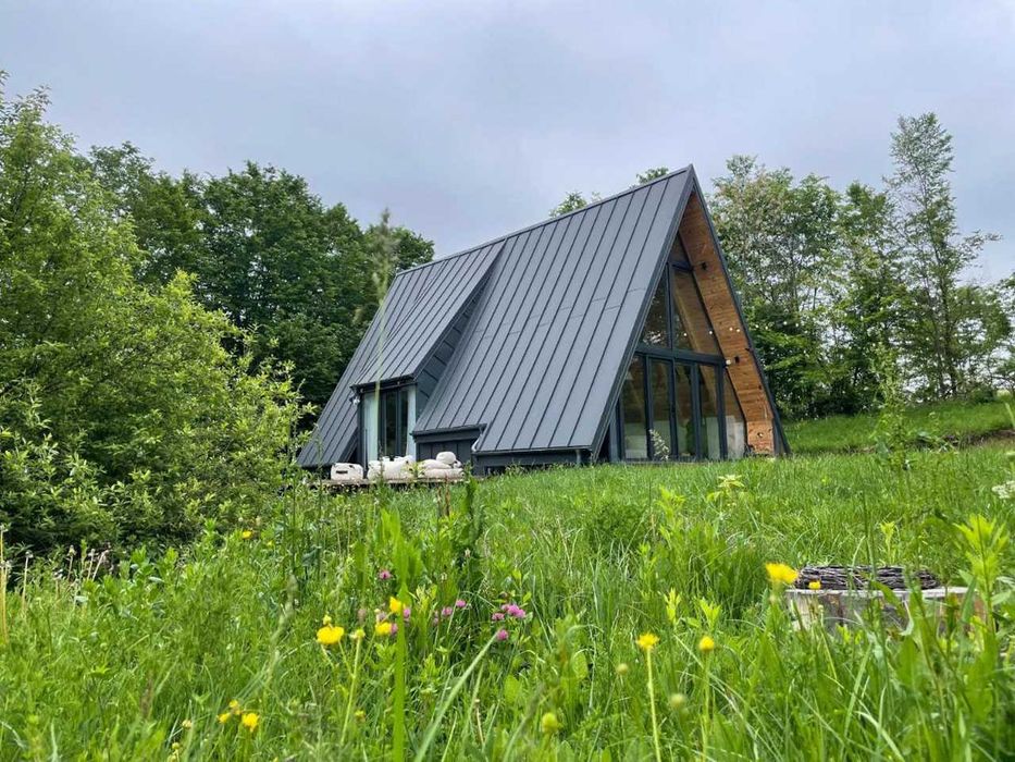 Cabane din lemn A-FRAME