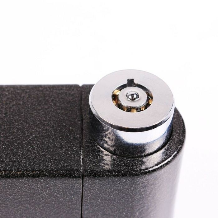 Lacat cu alarma, ZocoMoto, pentru Motociclete, Universal, Negru