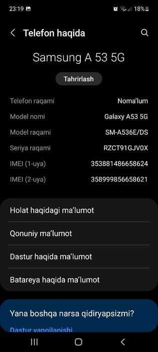 Samsung A53 5G 6/128gb