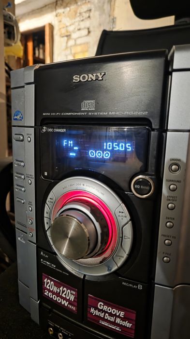 Музыкальный центр Sony mhc-rg222рабочий