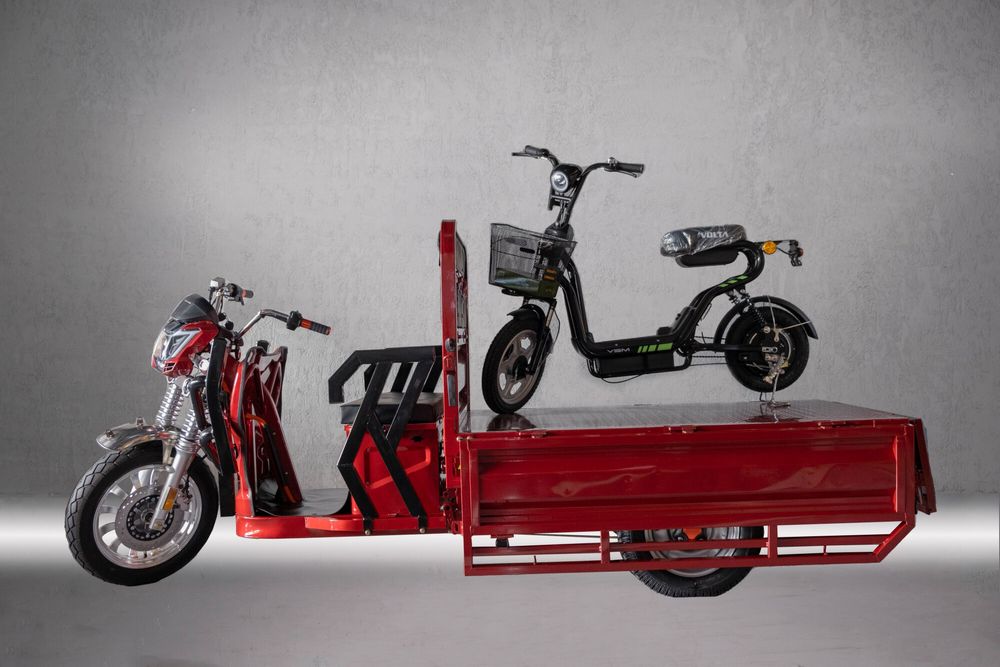 Tricicleta Electrica KUBA GL18000 pt. Transport Marfa BENA basculabila