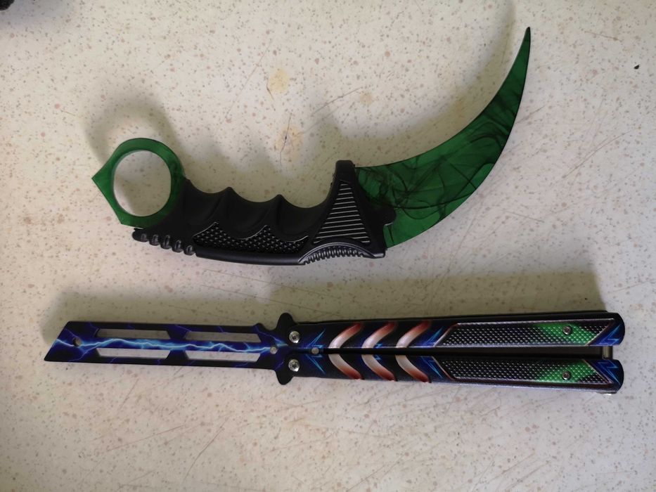 Тренировъчни ножове - Пеперуда и Карамбит