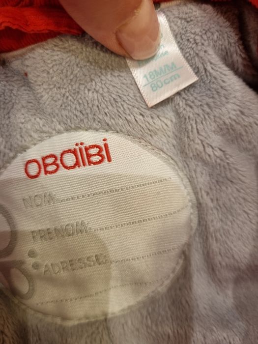 Blanită mov și geaca Obaibi