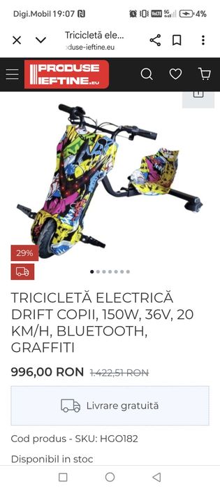 Tricicleta electrica